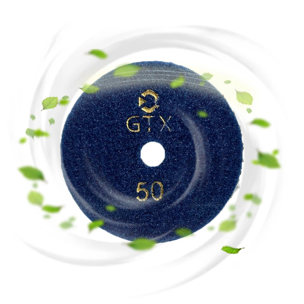 2 Pcs 100mm/4inch Diamond Polishing Pad 50-500 Grit Grinding Discs Polish Pad for Marble Granite Concrete Countertop Stone