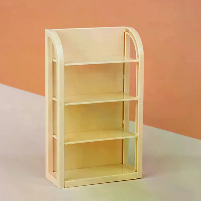 1:12 Casa delle bambole in miniatura Scaffale da supermercato Espositore Scaffale di stoccaggio Decorazione scena Accessori per casa delle bambole giocattolo