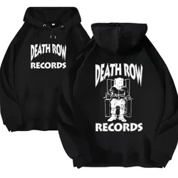 Death Row Records Hoodie Men's and Women's Large Printed Hoodie Men's and Women's Fashion Hip Hop Hoodie Sweatshirt Hoodie Tops