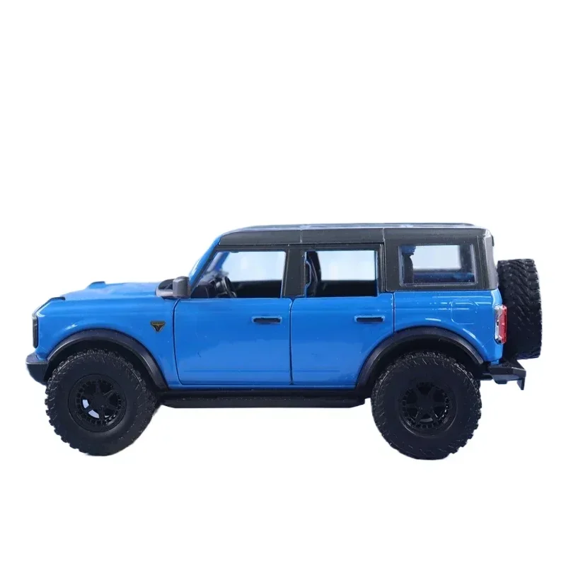 Модель литая автомобиля Jada 1:24 2021 Ford BRONCO High, модель автомобиля из металлического сплава, украшение автомобиля, дисплей, коллекционные подарки