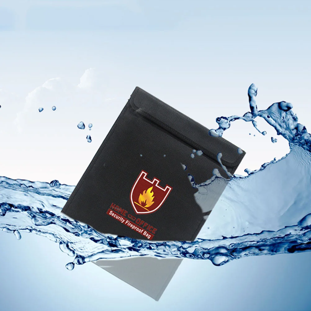 Сумка для документов Портфолио Сумка для хранения файлов Высокая термостойкость Держатель Огнестойкий