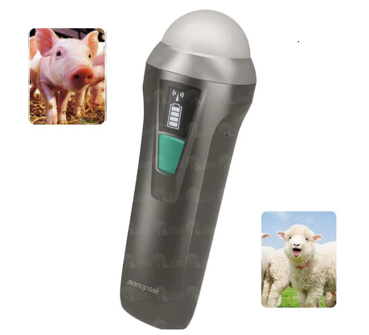 

MC100vet wireless type 3.5Mhz mechanical sector probe veterinary ultrasound scanner for pig and sheep