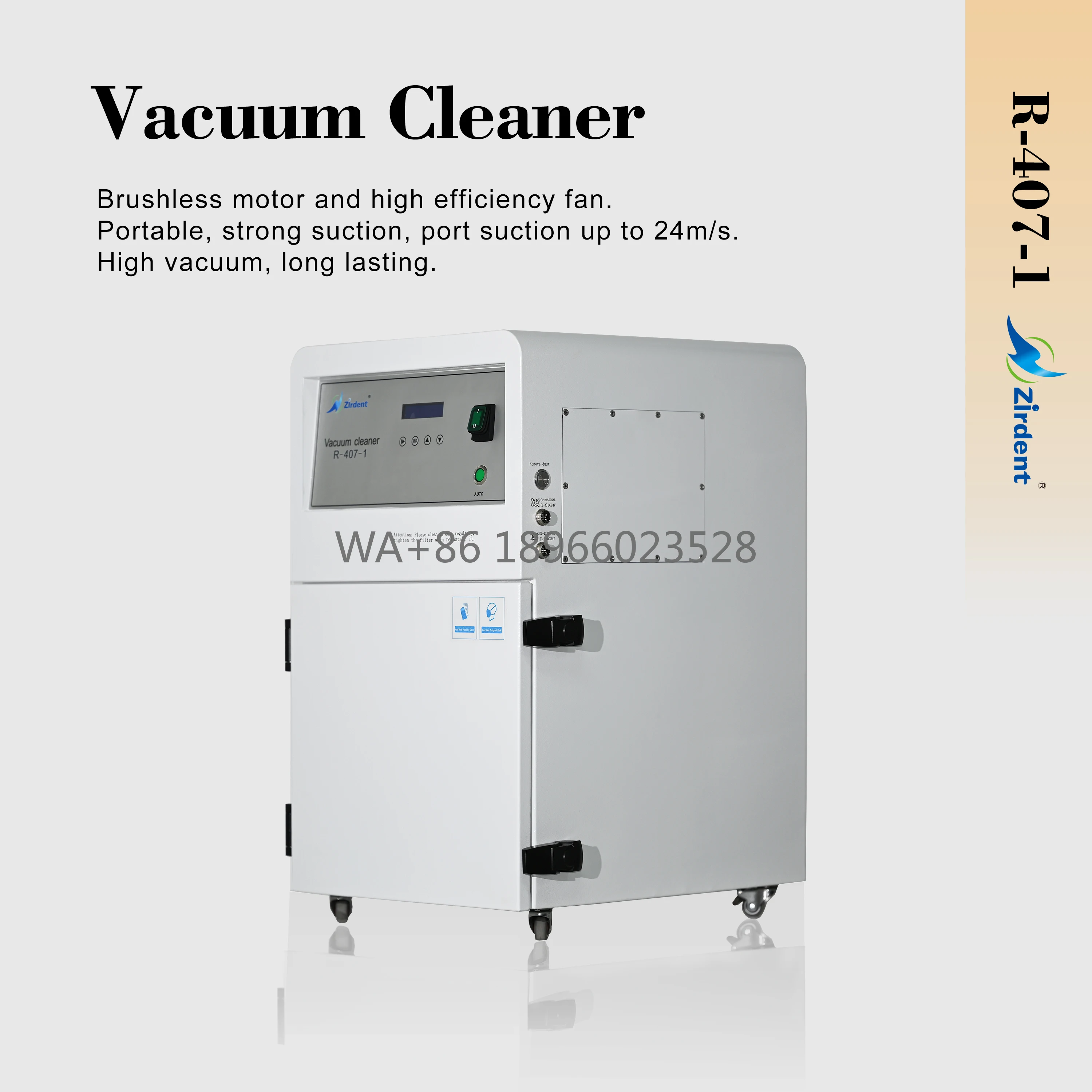 

Suitable for CADCAM Dental Lab Milling Center for Dental Equipment Dental Machine Use Zirdent Vacuum Cleaner
