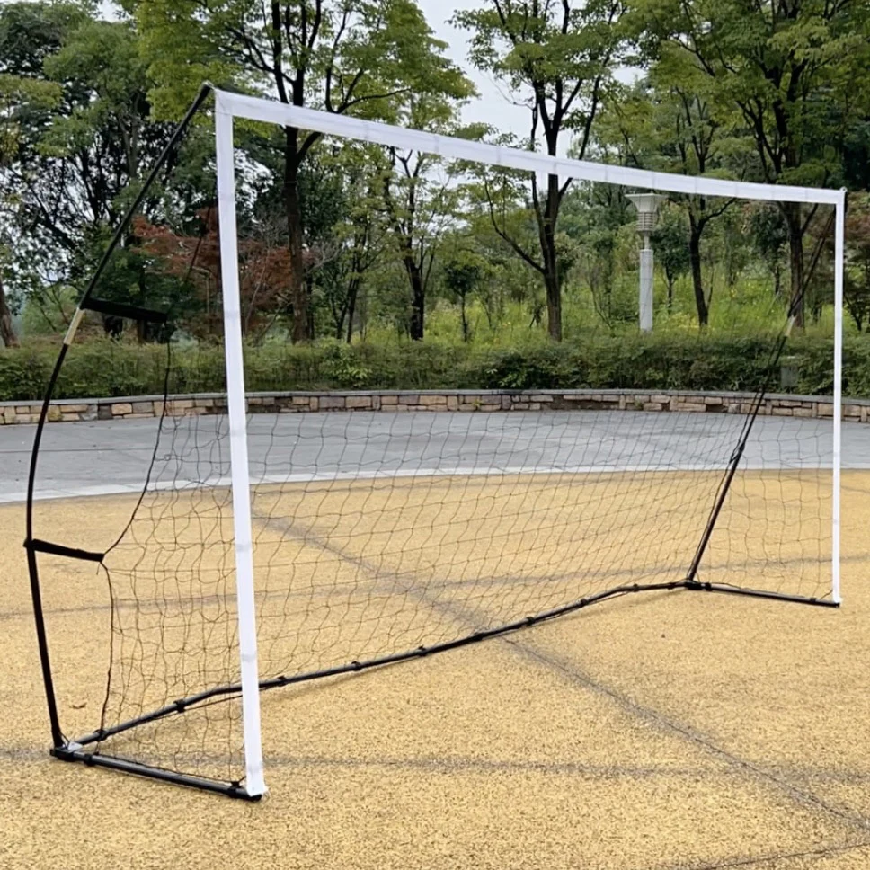12x6ft Foldable Soccer Goal Net, Metal Base, Quick Setup for Training