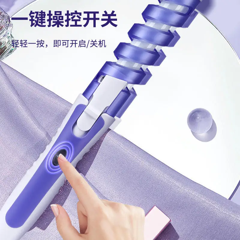 Lockenstab für lockiges Haar, großer Lockenstab für große Wellen, langanhaltendes Styling, Eirollen-Locken, geeignet für alle, die es bequem haben – Detail 4