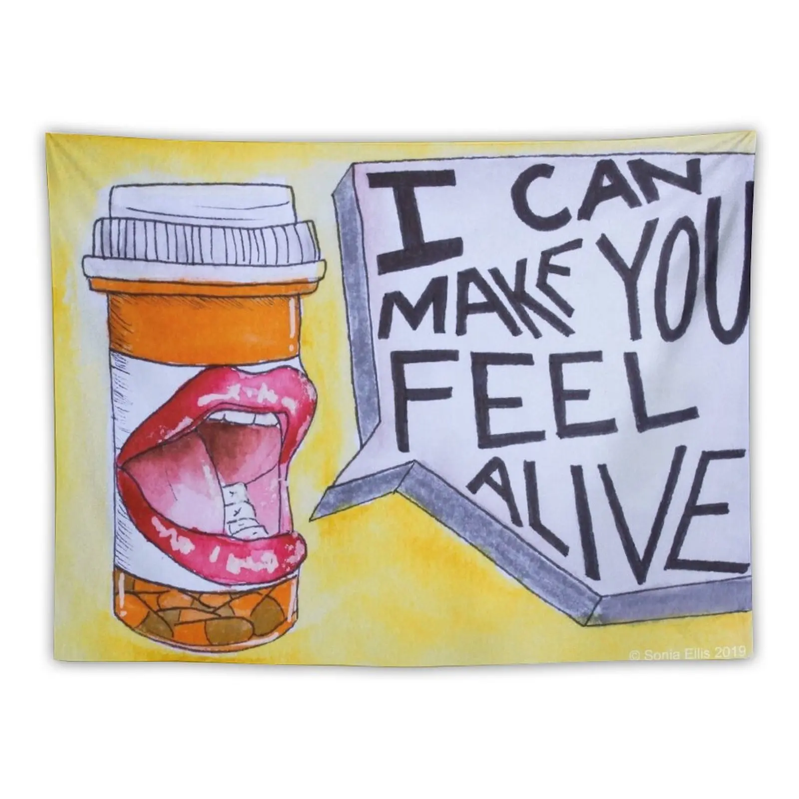 New I Can Make You Feel Alive - Sonia Ellis Tapestry Wall Hanging Room Decorations Aesthetics Room Decorator