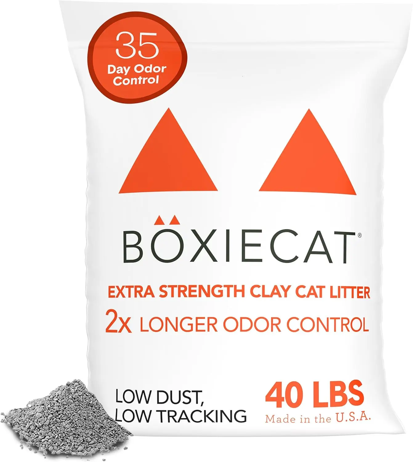 

Наполнитель для кошачьего туалета Strength 35 Day Odor Control, комкующийся, 40 фунтов, 99,9% без пыли, с пробиотической формулой, длительного действия