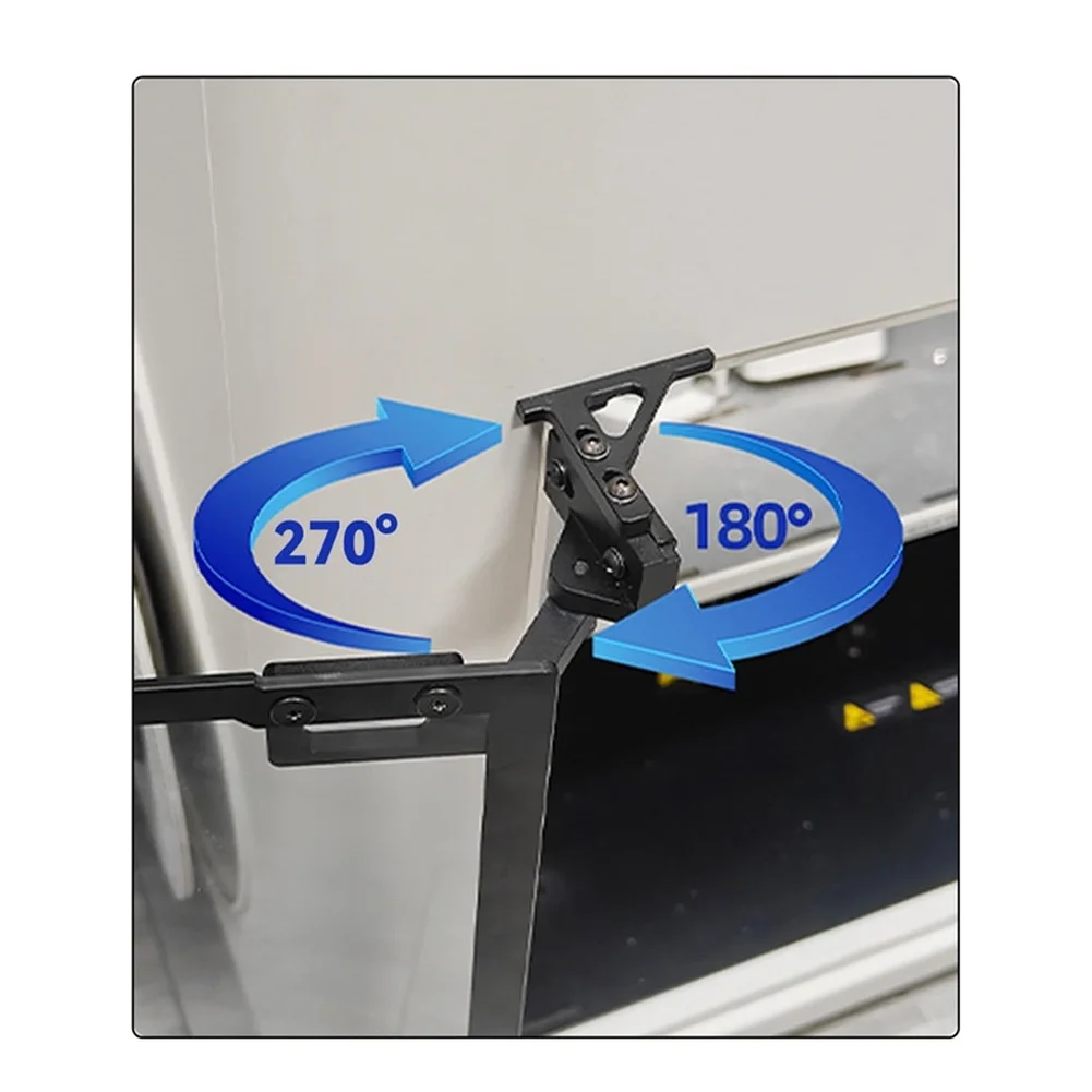 Metal Hinge Kit for U1 3D Printers Featuring Aluminum Construction and Optimized Geometry for 270 Degree Door Movement