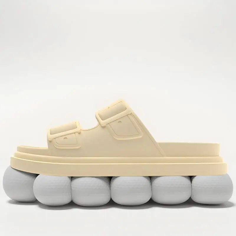 Women's Classy  Slippers for Women at Home in Summer, Comfortable Soft-Soled Non-Slip Outdoor Thick-Soled Casual Lightweight Summer Slippers for Women