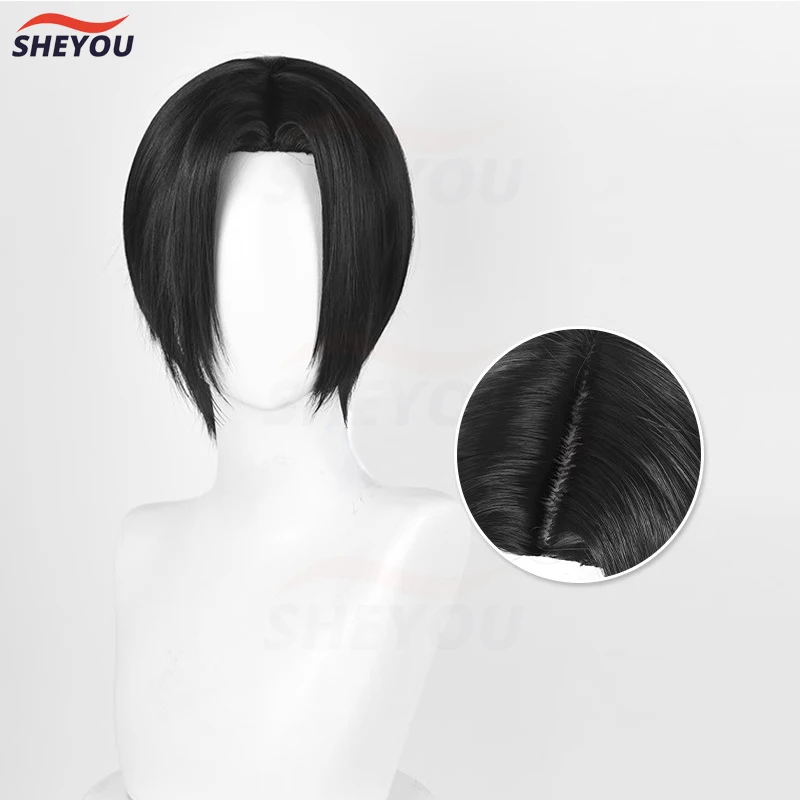 High Quality NANA Oosaki Nana Cosplay Wig Short Black Heat Resistant Synthetic Hair Anime Party Wigs + Wig Cap