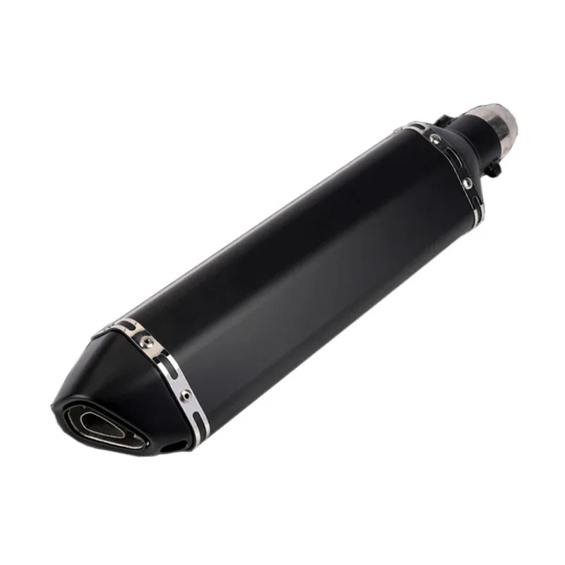 CHmotor Carbon Fiber Motorcycle Exhaust Muffler Pipe 250cc 350cc 600cc Escape Moto Tube For Nmax Tmax530 Msx125 GSR600