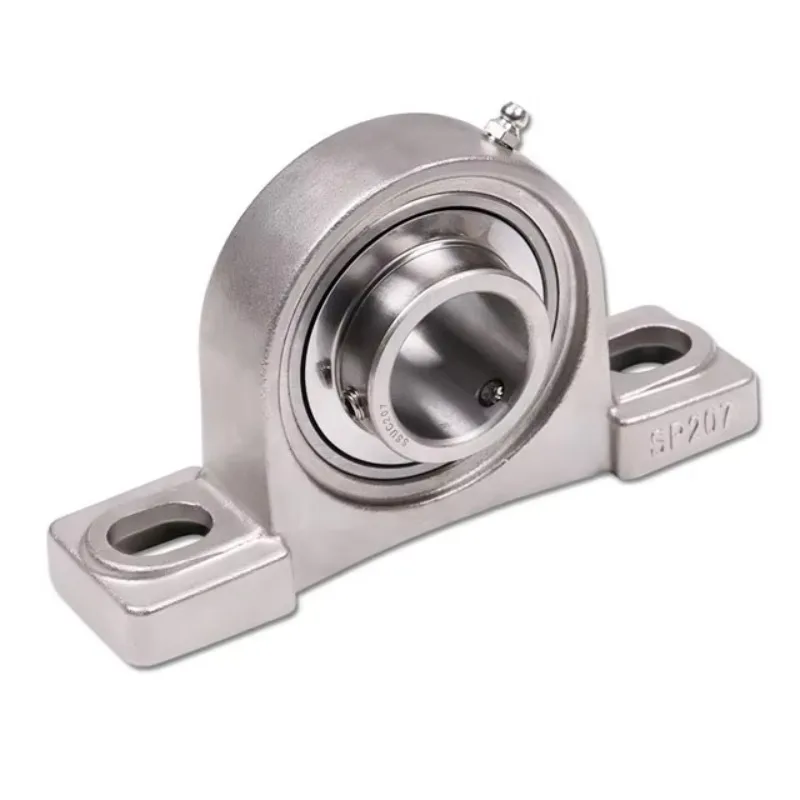 Alloggiamento verticale sferico in acciaio inox