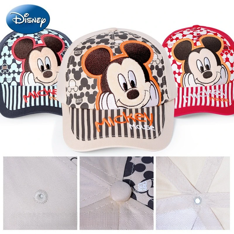 Miniso Disney sombrero para niños gorra de béisbol para bebés niño primavera y otoño estilo coreano gorra de béisbol con visera estilo moderno