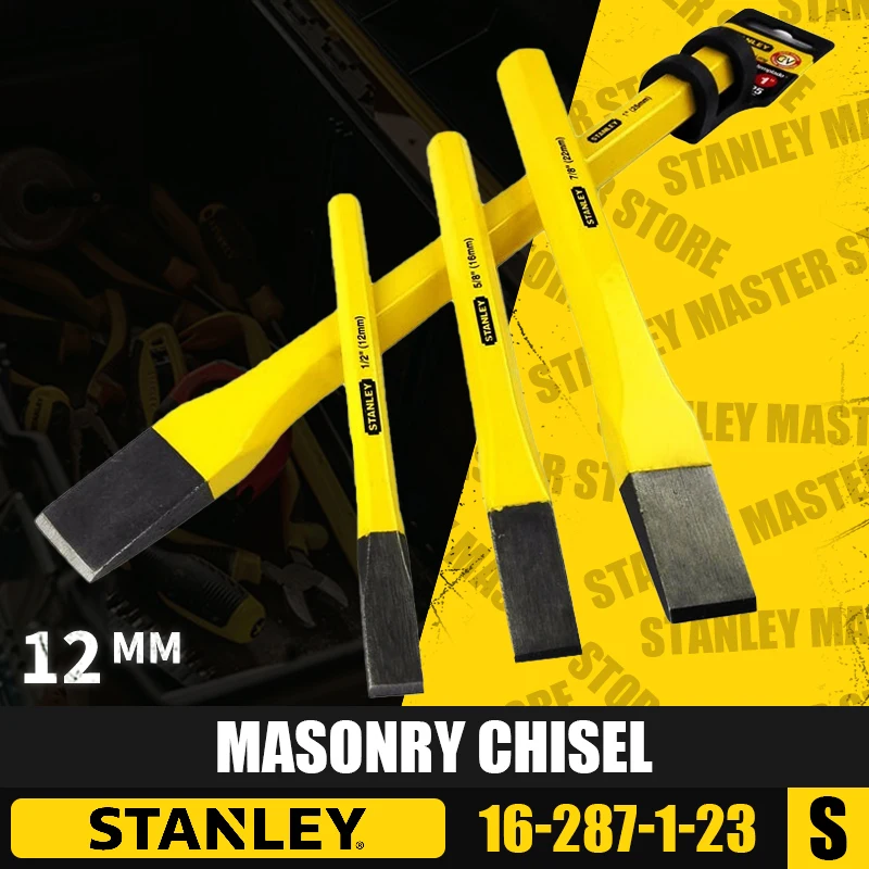 STANLEY 16-286-1-23/16-287-1-23/16-288-23/16-289-23/16-290-23/16-291-23 Masonry Chisel Hand Tools Stone Splitter Chisel