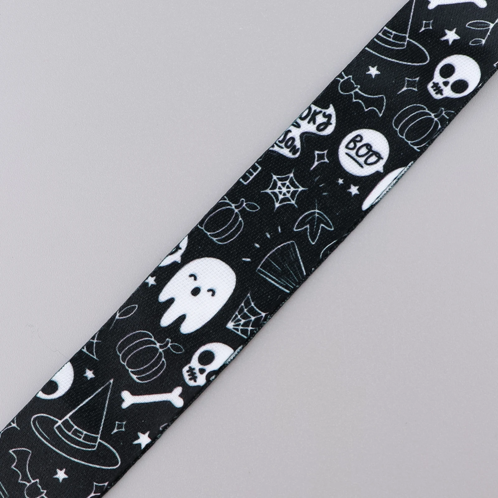 Halloween Ghost Lanyards for Keys Witch Neck Strap ID Card Gym Phone Straps USB Badge Holder DIY Hang Rope Phone Accessories