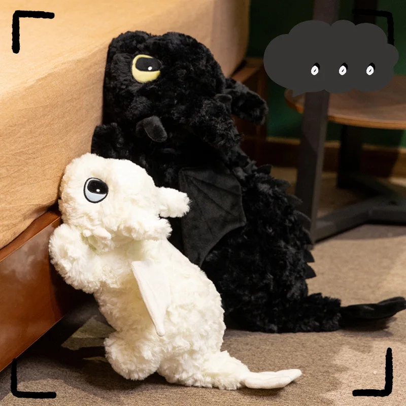 

Дракон Plushie Kawaii беззубий дракон плюшевая игрушка-подушка пушистая удобная на ощупь мягкие игрушки дракон детская игрушка подарок на день рождения