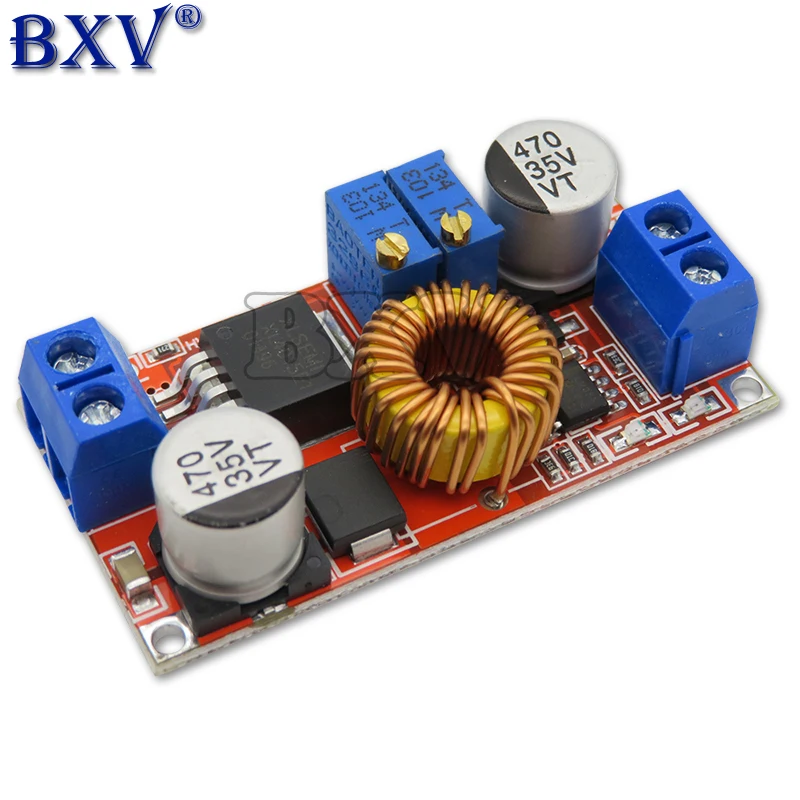 5A XL4005E1 Adjustable DC-DC Power Converter CC CV Lithium Battery DC Step-down Charger Board 5-32V To 0.8-30V LED Driver