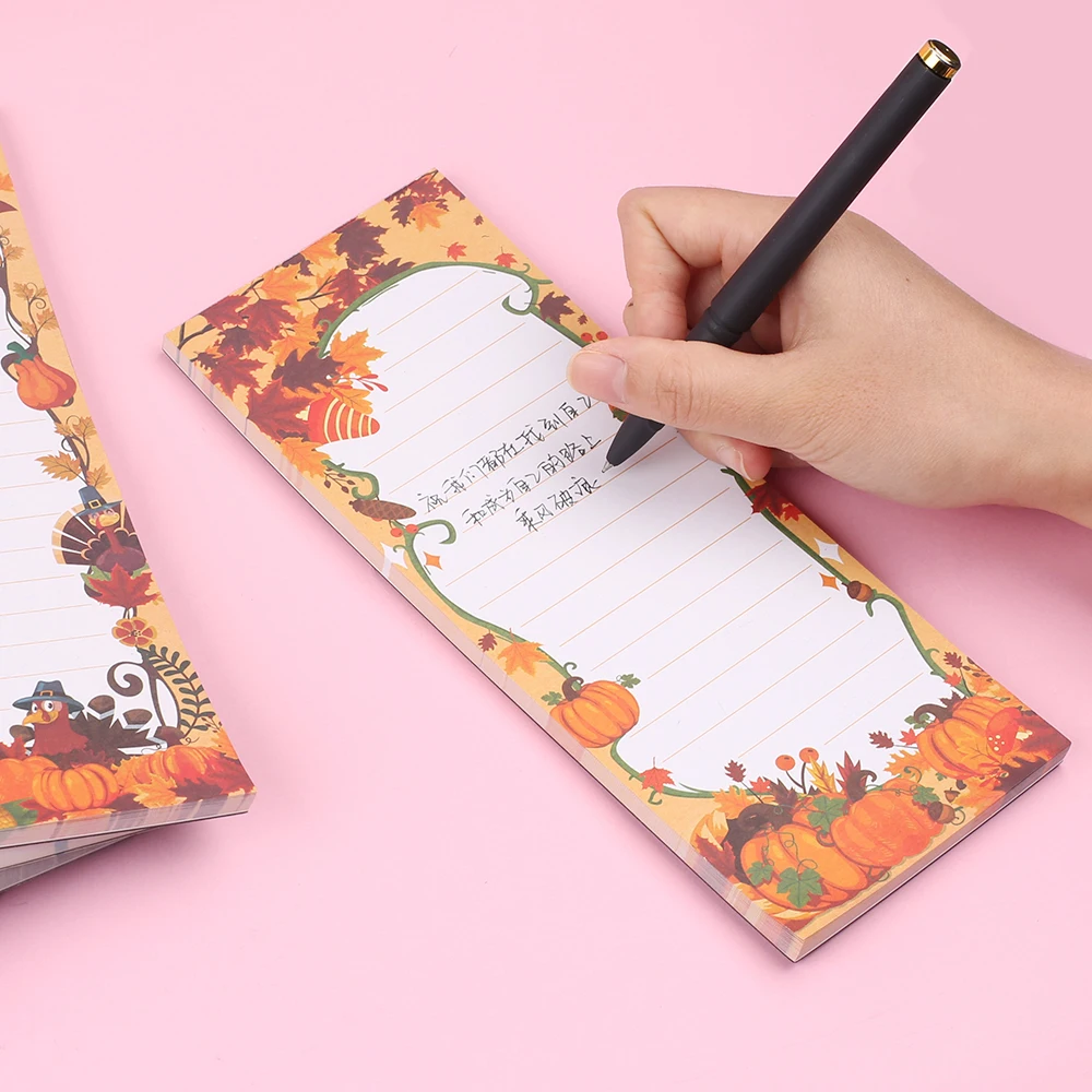 Long Cute Magnetic Planners Memo Pad Magnet Note Notepad Notebook Halloween Meal Fridge Grocery Shopping Check List To Do Agenda