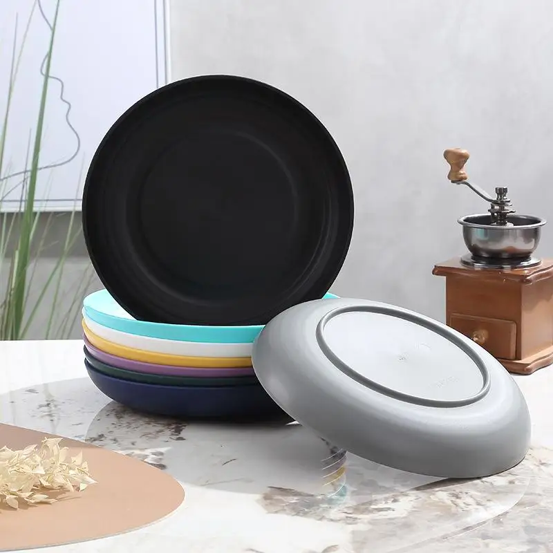 Outdoor Picnic Plastic Plates Reusable Camping Tableware Set NonToxic for School Lunches BBQ Trip