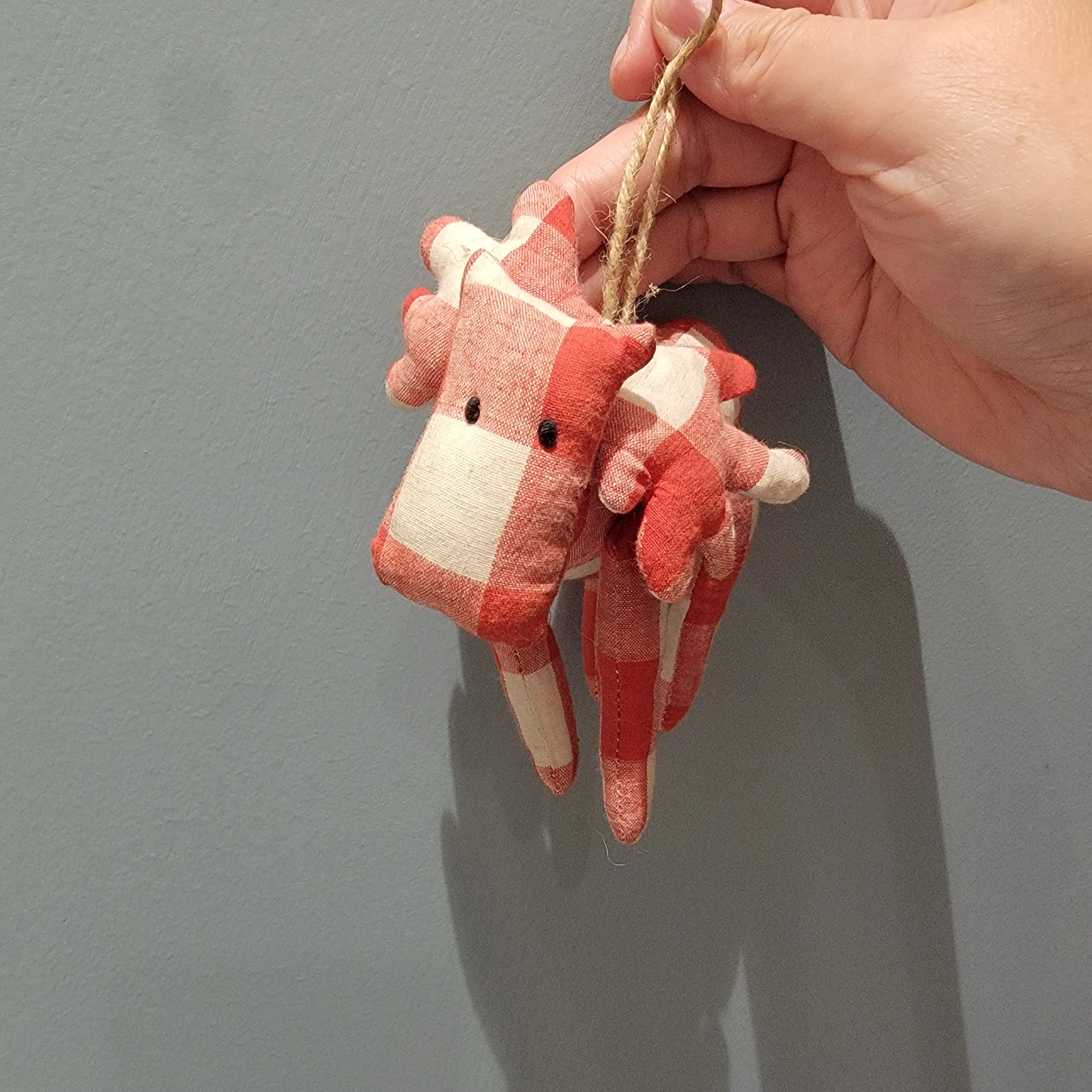 

christmas ornament gift items Vintage ELK xmas decoration ELK shape Christmas Decor XMAS hanger