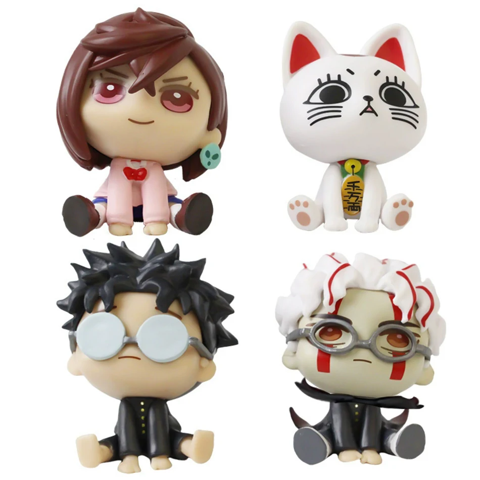 أنيمي الشكل 4 قطعة الطريق السريع الجدة Ayase مومو Okarun لطيف Q طبعة عمل نموذج لجسم تمثال الديكور سيارة دمية لعبة المشجعين الهدايا