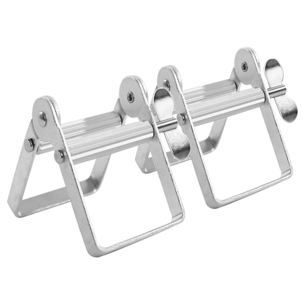 

2Pcs Toothpaste Tube Squeezer Metal Roller Hair Dye Lotion Cream Extruder Easy Manual Squeezer Tool for Home Salon Tube