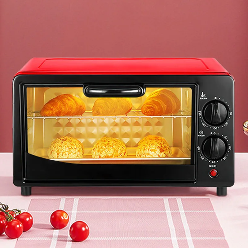 Stainless Steel Electric Oven Air Fryer with Overheat Protection Digital Timer Control Household Use