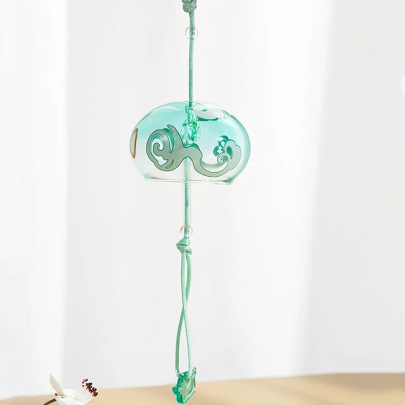 أجراس الرياح اليابانية أجراس الرياح أنيمي الوحل البورسليكات الزجاج الدقات المعلقات هدايا السنة الجديدة ديكور معلق