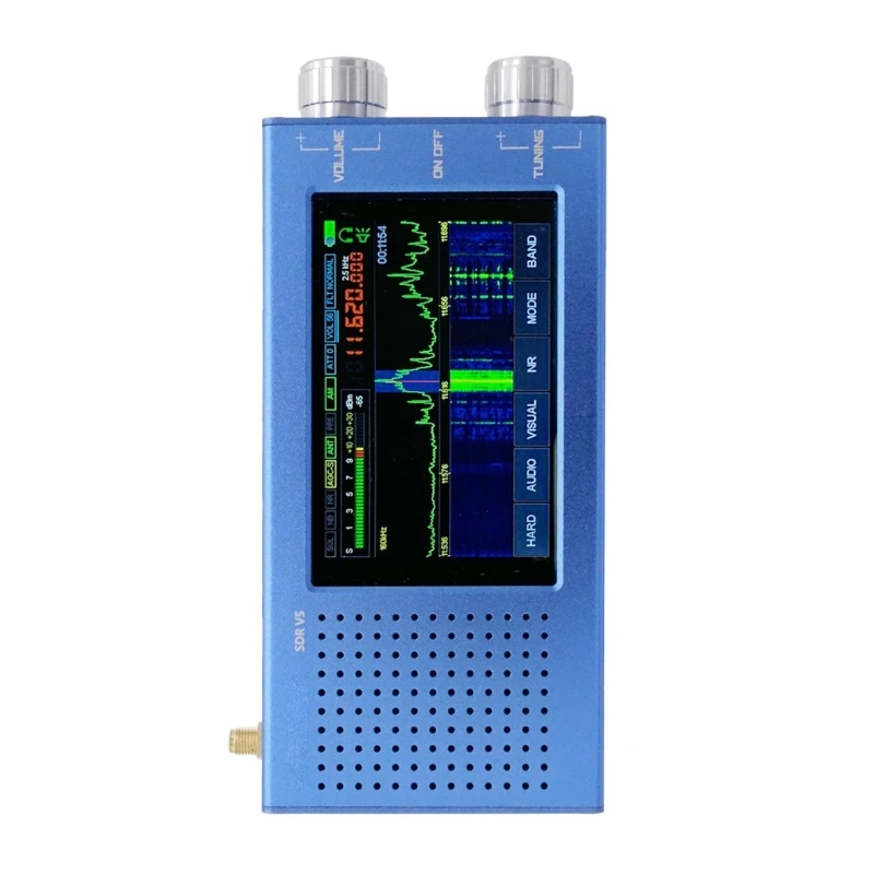 Portable Malachite SDR 1.10d Radio Receiver 480MHz MSi001 Metal Case 3.5 LCD N58E