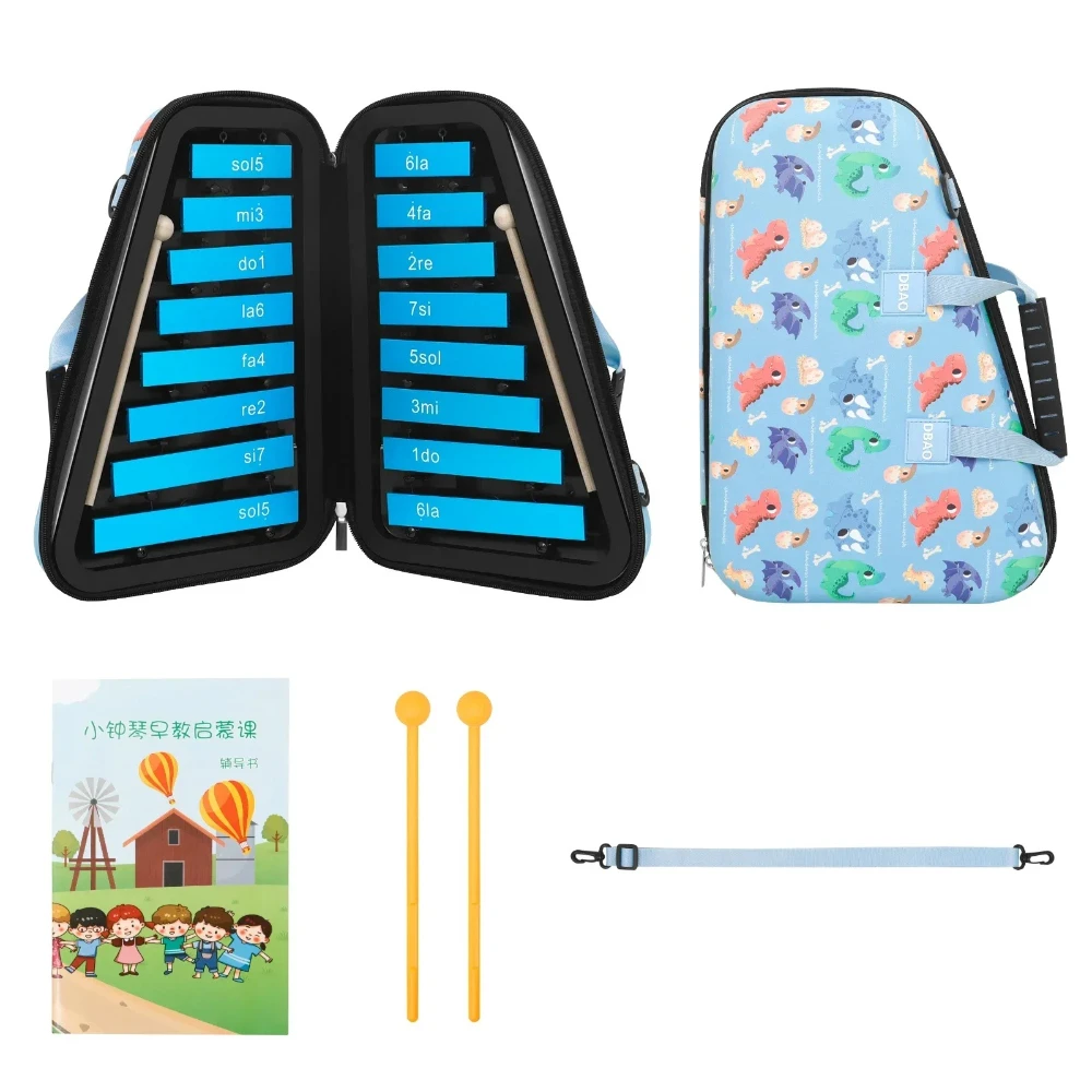 16 ملاحظة إكسيليفون 16 مفاتيح لوحة ألومنيوم إكسيليفون غلوكنسبي آلة موسيقية تعليمية مبكرة هدية للأطفال الأطفال #2