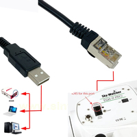 USB TTL to RJ45 for Skywatcher EQ8 Star Adventurer GTi Mount to PC EQMOD EQDir Hand Controller Cable with Prolific PL2303