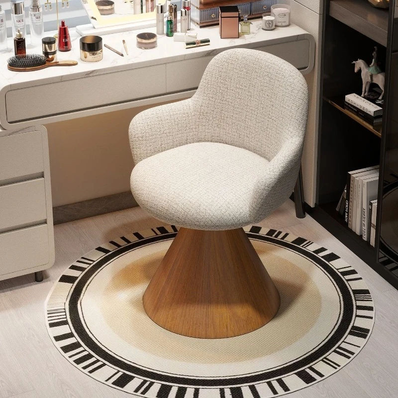 غرفة نوم بسيطة، كرسي مكياج فاخر خفيف، مسكن أنثى، مقعد مكياج قابل للدوران، غرفة تبديل الملابس، مقعد تزيين راقي #6