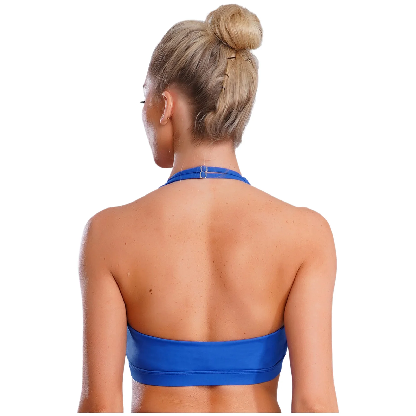 Reggiseno sportivo da donna ad alte prestazioni con cavezza e imbottiture regolabili Gilet senza schienale traspirante Allenamenti Palestra Yoga Canotte atletiche