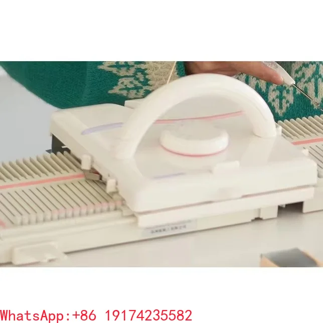 Silver Reed Hand-Driven LK150 Jacquard 3.9G 6.5mm Mid Gauge Beginner Weaving Knitting Machine For Home Use Brand New