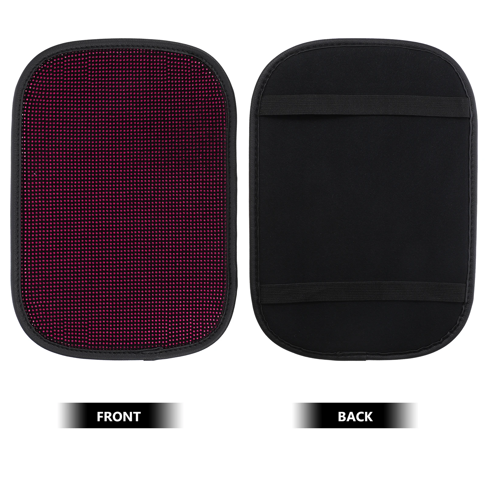 

Elastic Car Center Console Cover Armrest Pad Protector Rhinestone Cool Breathable Scratch Resistant Cushion For Car Interior