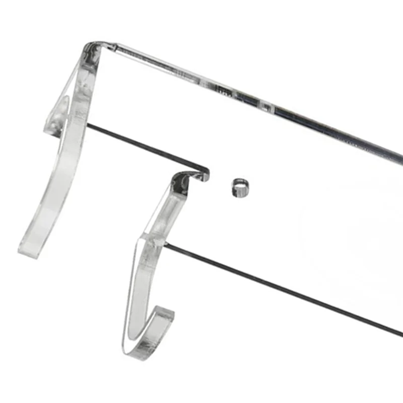 Soporte de sable de luz transparente acrílico AB13-2X, estante de almacenamiento de montaje en pared con tornillos para exhibición de sable de luz Star Planet B