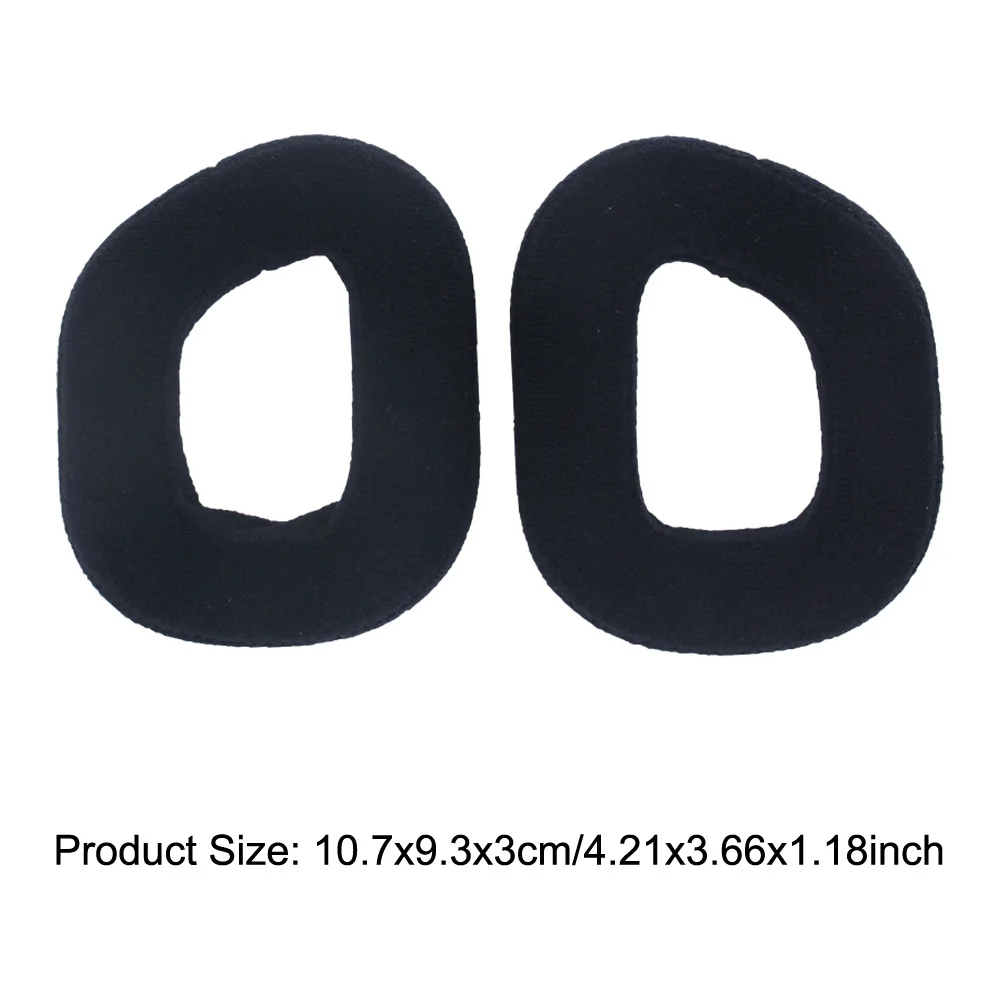 1 คู่เปลี่ยนแผ่นรองหูฟังโฟมแผ่นรองหูฟังแผ่นรองหูฟังแผ่นรองหูฟังสําหรับ Corsair HS80 RGB หูฟังไร้สาย