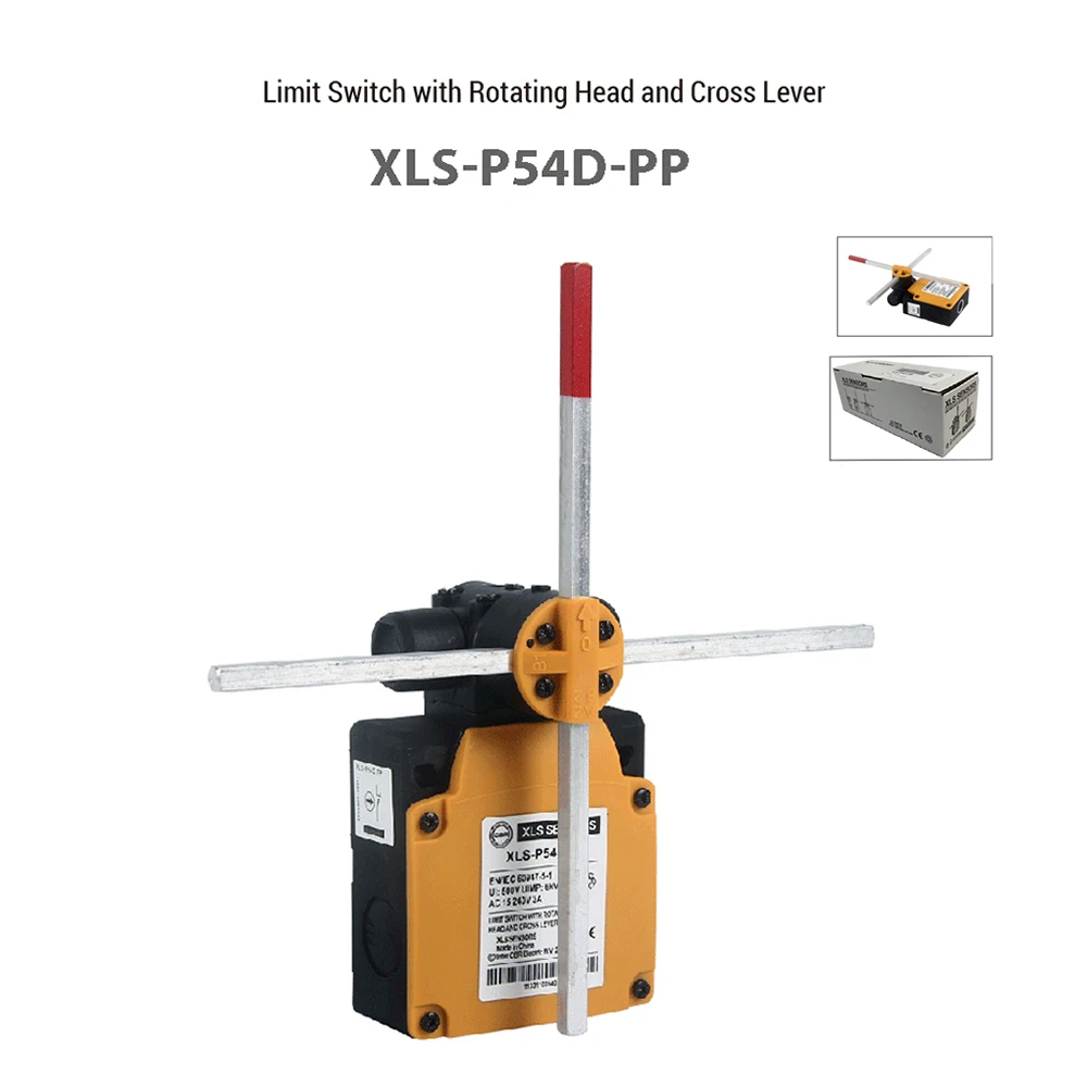 

CBR XLS-P54D-PP Cross Head Double Speed 360 Degree Limit Switch with Rotating Head and Cross Lever