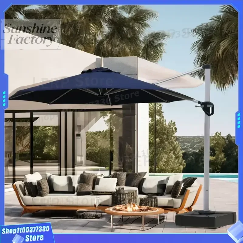 High Quality Sun Umbrella with Aluminium Alloy Frame for Outdoor Furniture Use in Coffee Shops and Restaurants 3.35x3.35M
