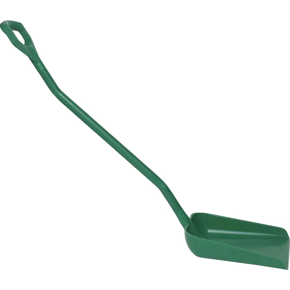 

Ergonomic 51cm Green Plastic Snow Shovel