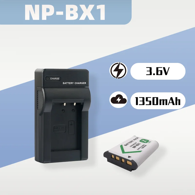 

3.6V 1350mAh Battery Charger (Full Decoding) for Sony NP-BX1 Camera RX1 RX1R RX100 DSC-RX100 DSC-RX100/B