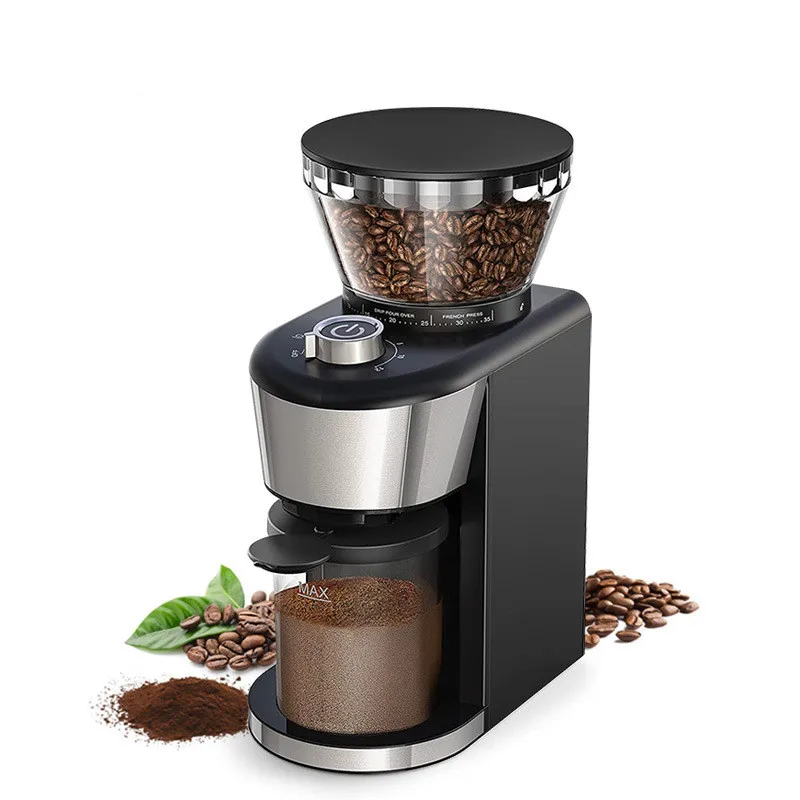 

Electric household hand brewed Italian coffee grinder suitable for home or commercial coffee shop grinders