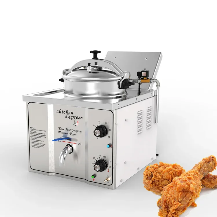 Food Equipment Fried Chicken Machine/commercial Chicken Pressure Fryer/industrial Air Fryer Counter-top For Hom Use