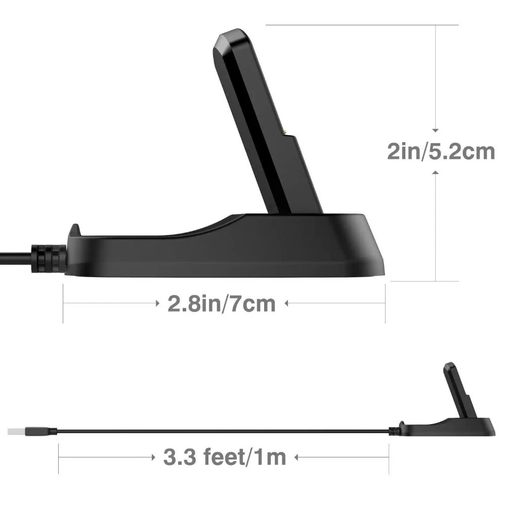 Зарядная док-станция для Ticwatch S/E, сменная зарядная подставка, адаптер, держатель с USB-кабелем для Ticwatch S/E Watch