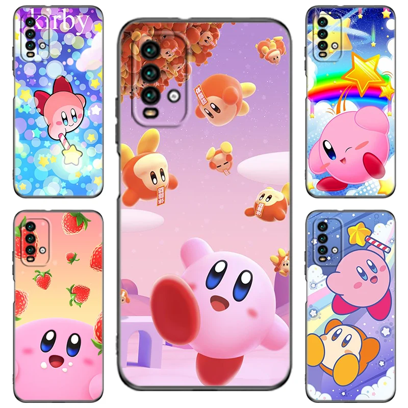 Чехол для телефона Cute-K-Kirbys-Game для Xiaomi Redmi 11 Prime 11A 12C 13C A1 A2 Plus A3X 12 13 4G 10 13R 5G 9A 10A 9C 10C 9i 9T 12R