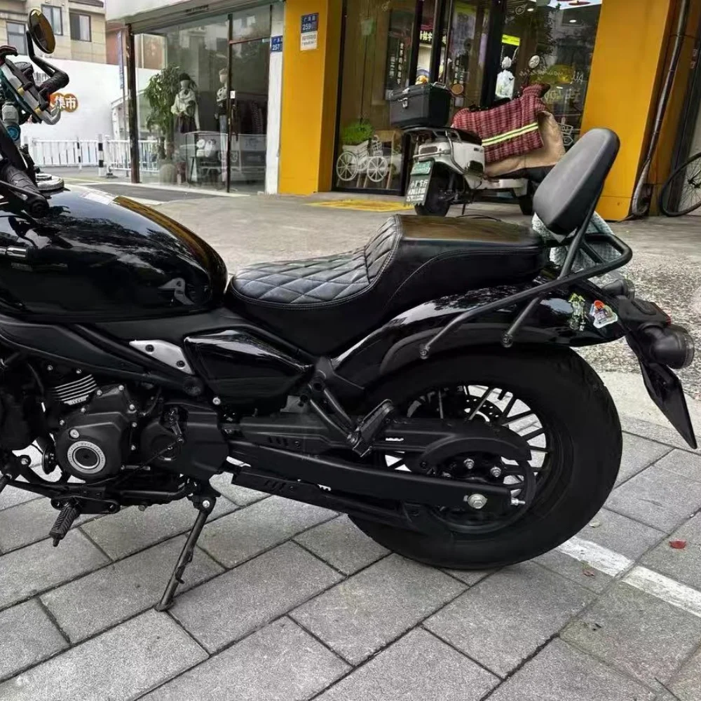 Customized Retro Motorcycle Flat Square Double Seat Cushion For CFMOTO CLC450 cf450 clc450 Waterproof Prevent scratches Cushions