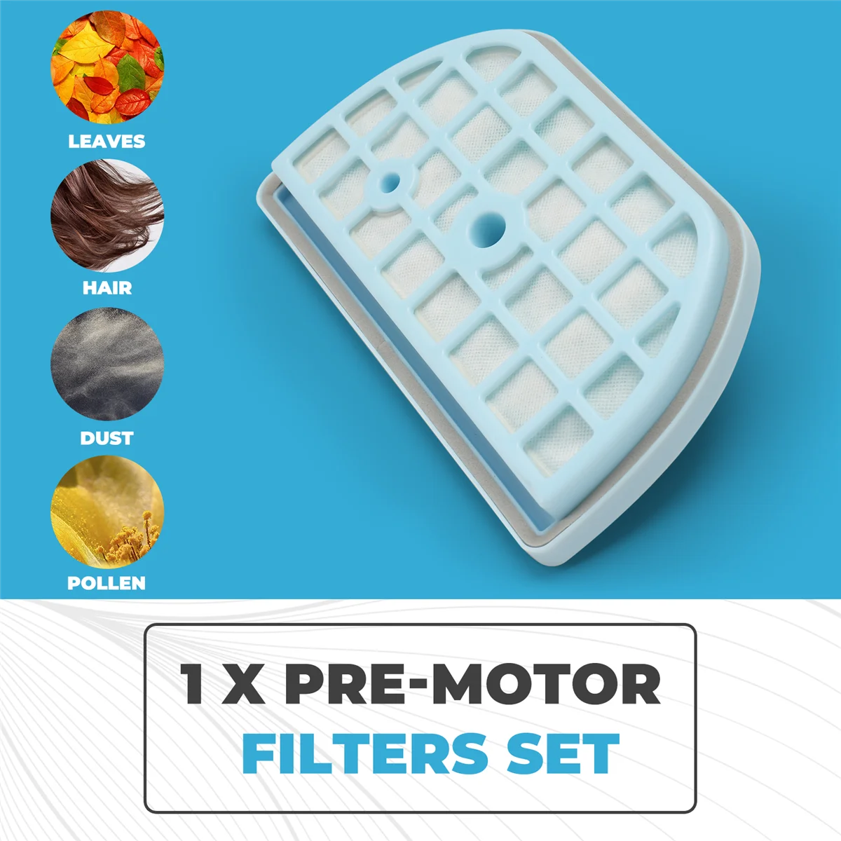 XTECH  Re-Motor Filters Replacement Dust Mesh Filters for LG ADQ73393603 VK70501N VK70502N Vacuum Cleaner Accessories