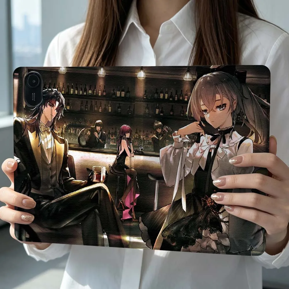 Cool Anime Art For Xiaomi Poco Redmi Pad 8 2 4 C1 6 6S 7 7S SE 9.7 14 11 11.2 12.1 12.5 Inch Tablet Case Pen Tray