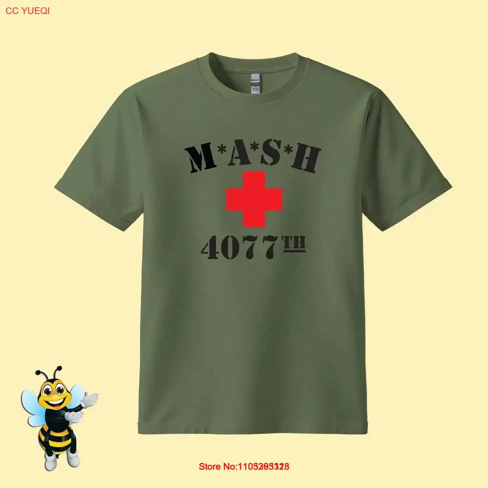 MASH shirt 4077th Division Vintage Style Military Army T M A S H Adults and Kids Sizes Washed Slightly Casual vintage Washed