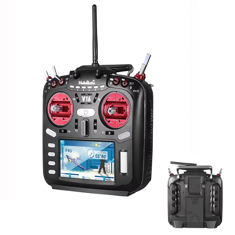 

HelloRadio V16 MAX Multi Protocol Remote Control High-frequency Head EDGTX Touch Screen Radio Transmitter for RC Model FPV Drone